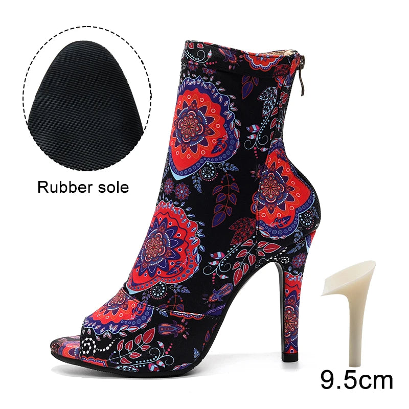 Hugsy - Stiletto Socks Boots