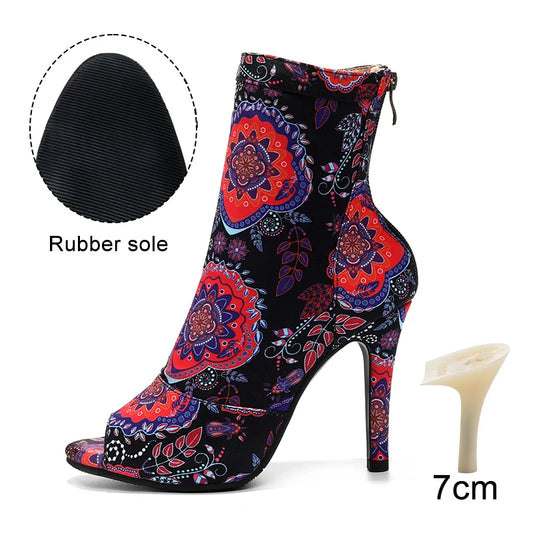 Hugsy - Stiletto Socks Boots