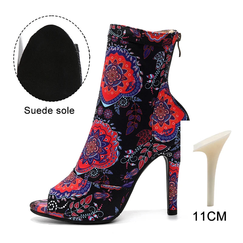 Hugsy - Stiletto Socks Boots