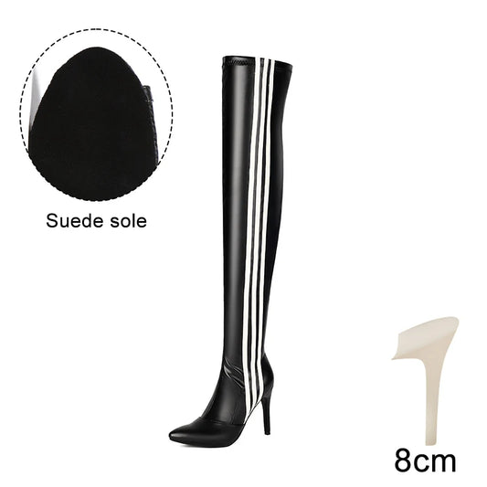 Hivora - Over-the-knee Stiletto Boots