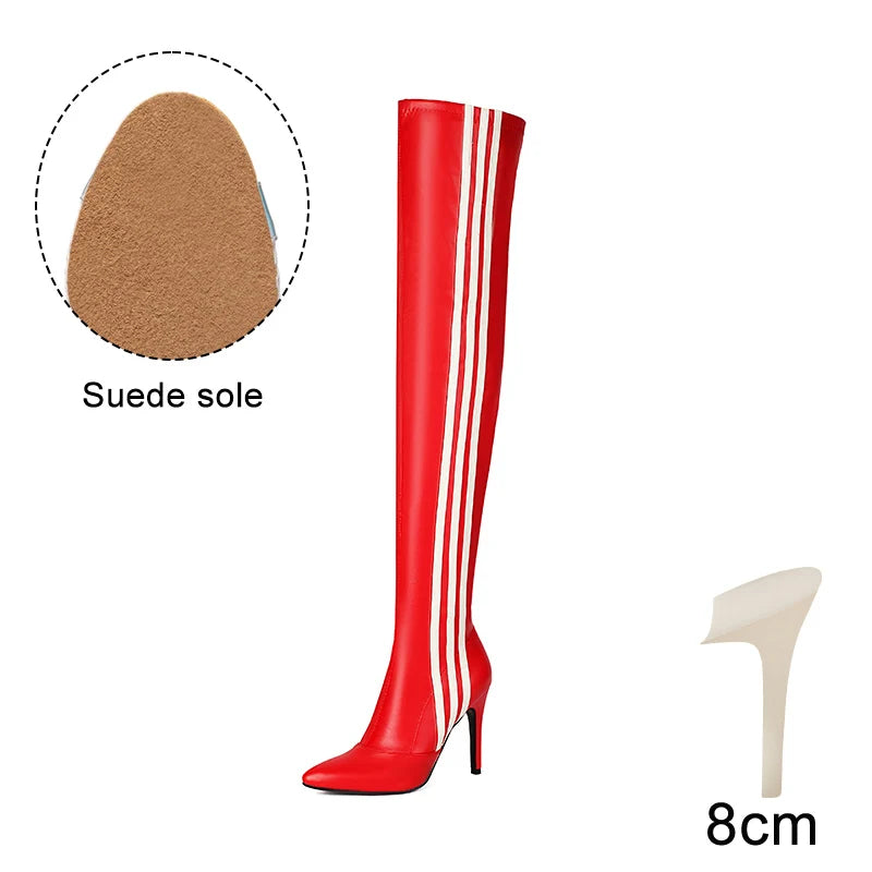 Hivora - Over-the-knee Stiletto Boots