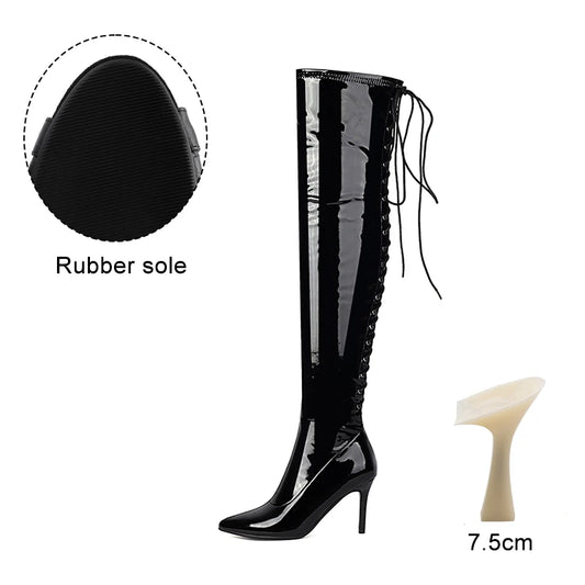 Hotress - Over-the-knee Stiletto Boots