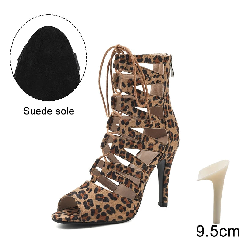 Hyopard - Stiletto Ankle Boots