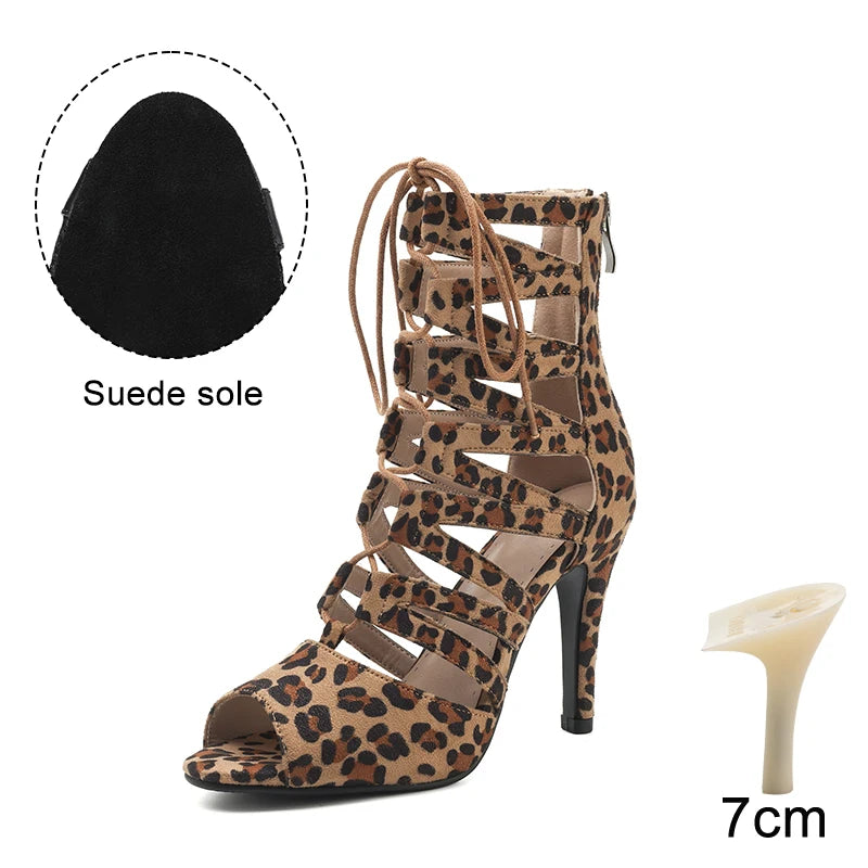 Hyopard - Stiletto Ankle Boots