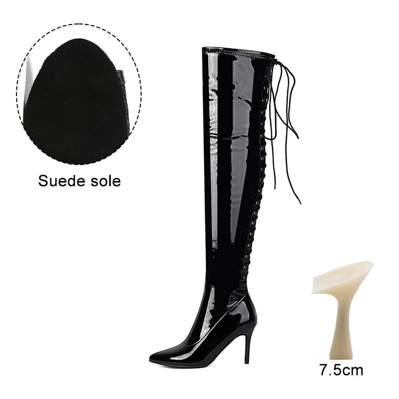 Hotress - Over-the-knee Stiletto Boots