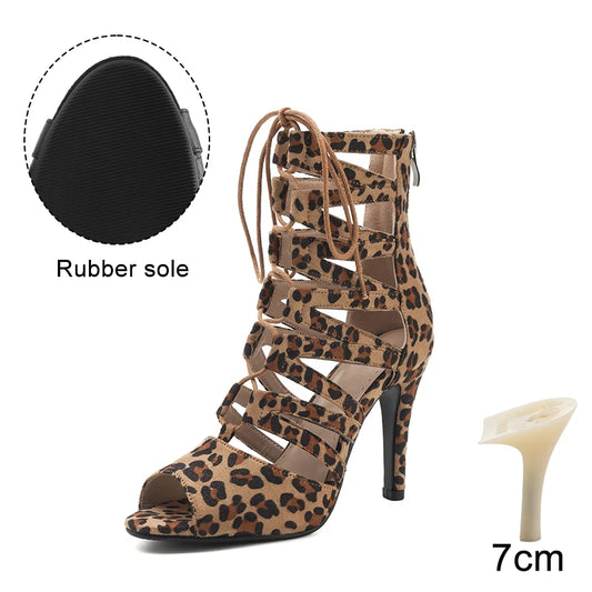 Hyopard - Stiletto Ankle Boots