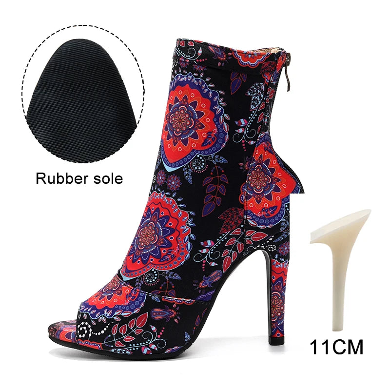 Hugsy - Stiletto Socks Boots