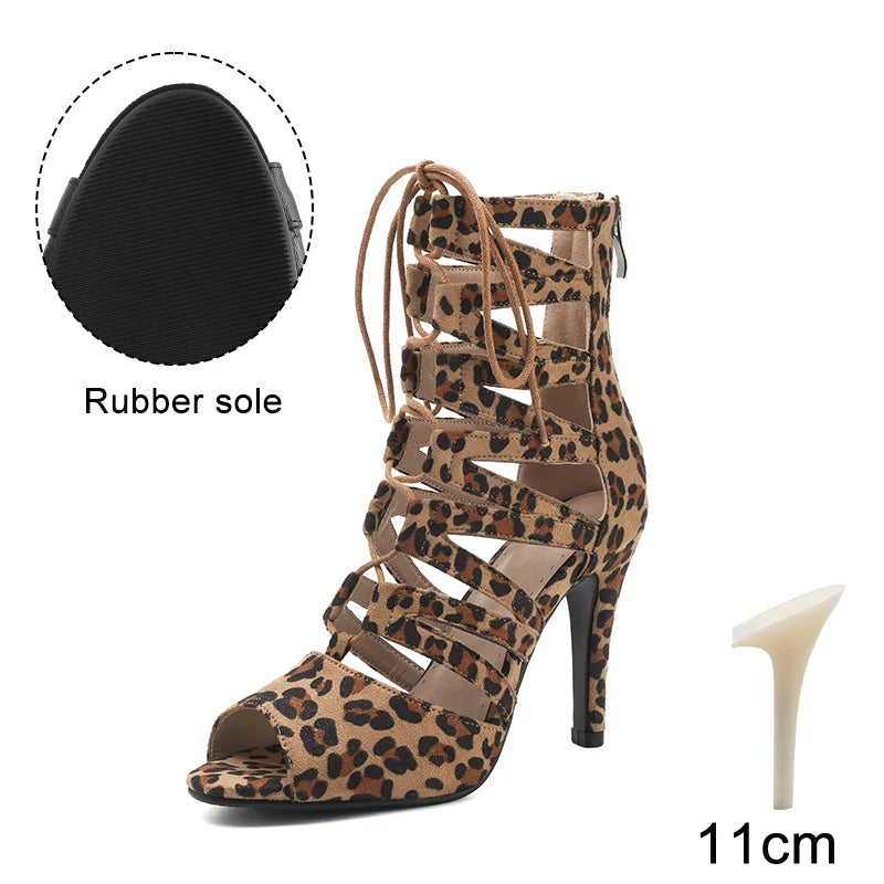Hyopard - Stiletto Ankle Boots