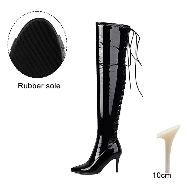 Hotress - Over-the-knee Stiletto Boots