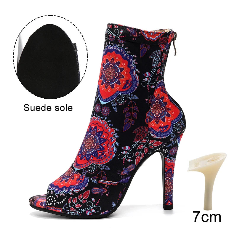 Hugsy - Stiletto Socks Boots