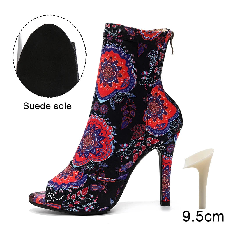 Hugsy - Stiletto Socks Boots