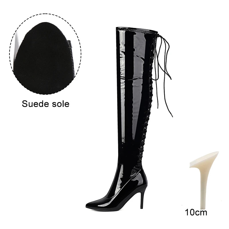Hotress - Over-the-knee Stiletto Boots